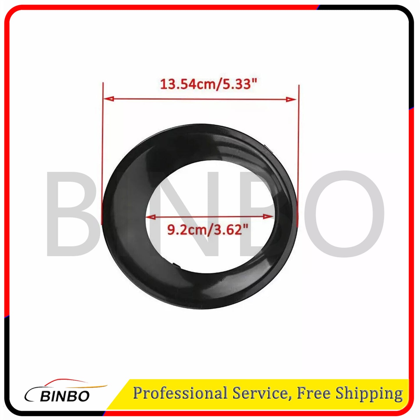 Front Bumper Fog Light Cover Black Right+Left Side for BMW X3 E83 LCI 2007-2010