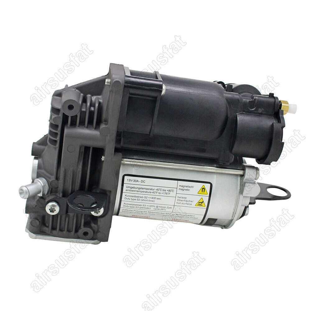 3Pcs Air Suspension Compressor w/Valve Block+Relay for Mercedes W221 GL350 CL550