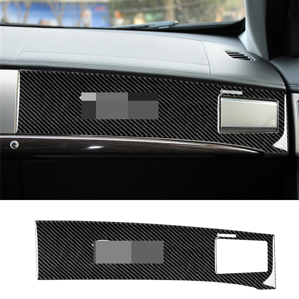 45Pcs Carbon Fiber Interior Full Set Decorative Trim Kit for Jaguar XF 2009-2011