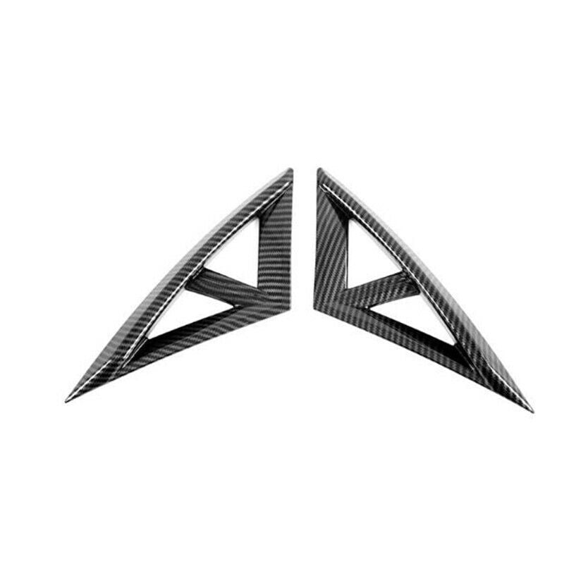 Carbon Fiber Front Fog Lamp Light Cover Trim for Hyundai for Elantra 2021 2022 2PCS