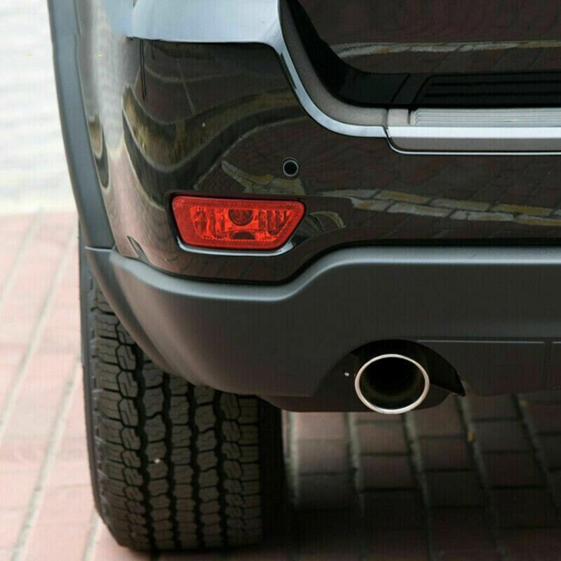 2P for Jeep Grand Cherokee 2011-2020 Red Rear Fog Lamp Rear Bumper Lights Shell