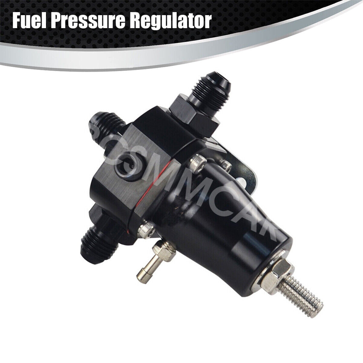 Pressure Fuel Pressure Regulator 30-70 PSI Gauge 3 AN6 Fittings 3 Washers