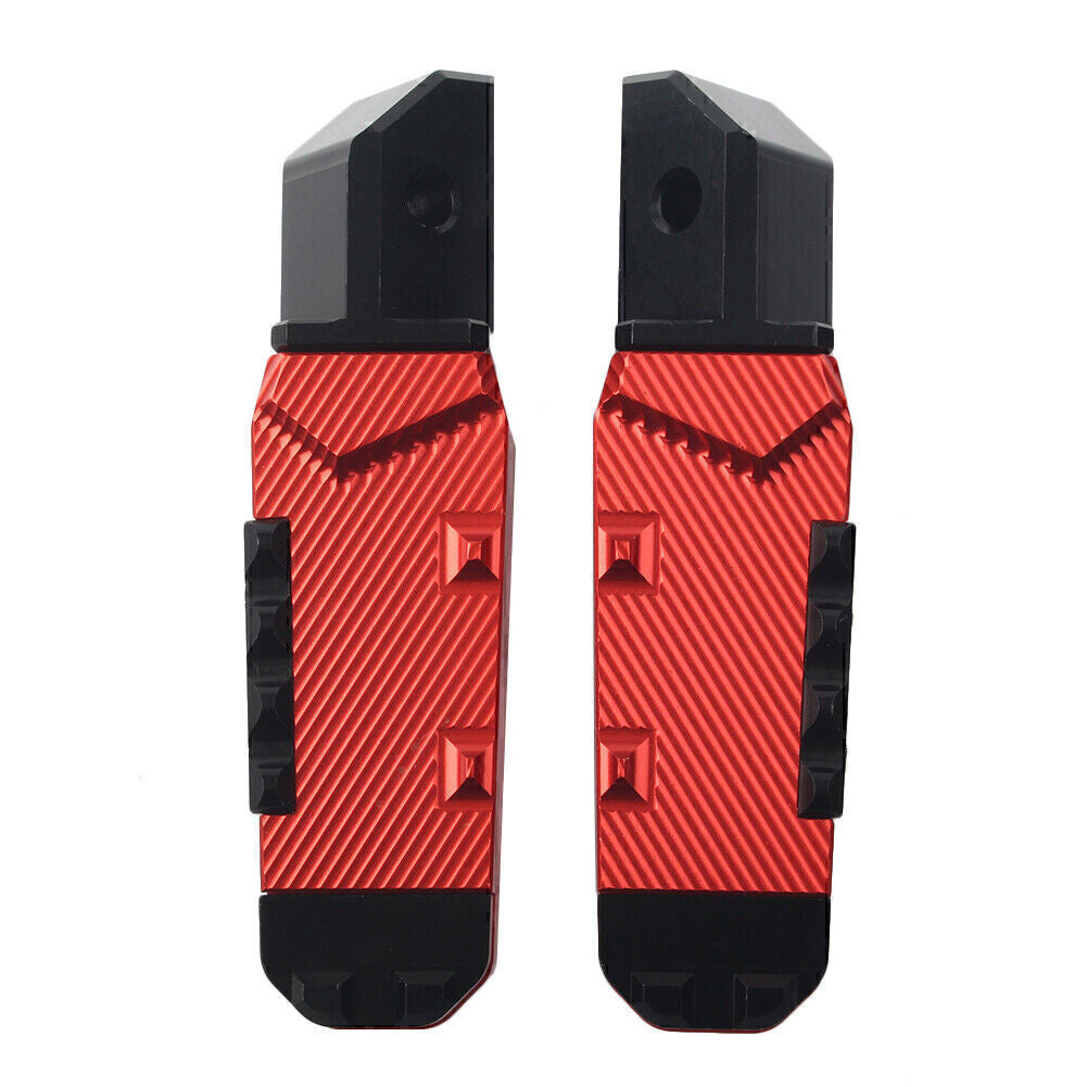 CNC Rear Passenger Foot Pegs Pedal Pads Fit for Honda CBR600RR F5 CBR600 F4/F4I Red