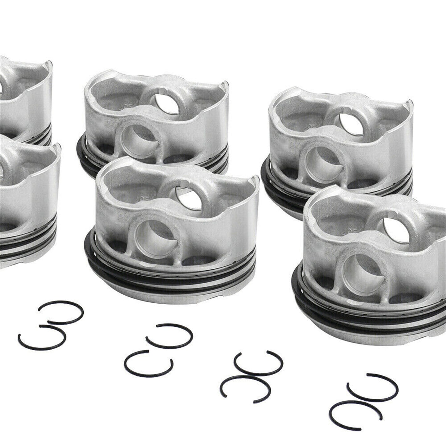 Pistons Rings Set Fits for BMW 550i 750i X5 F01 F02 F03 E70 E71 N63 4.4L V8