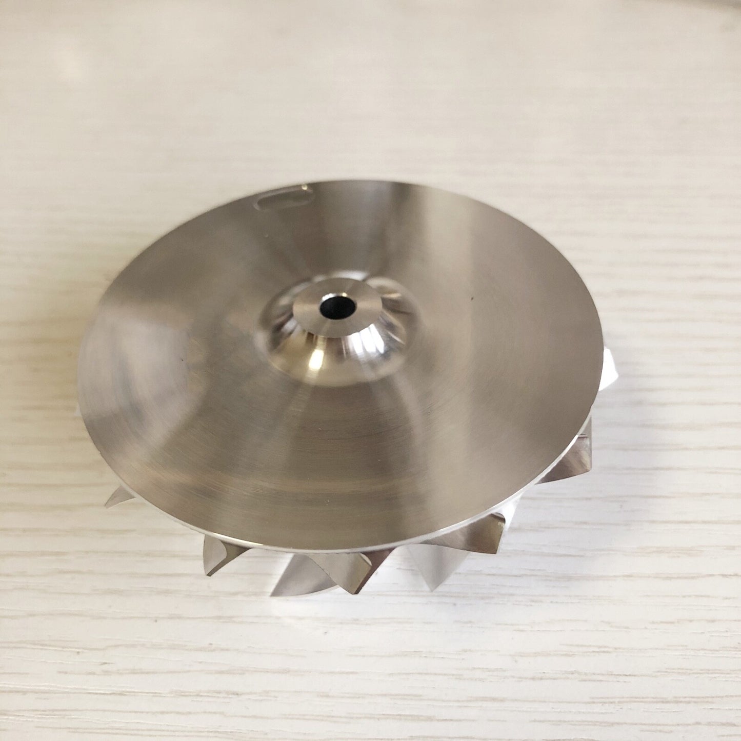 B03G Reverse 62.00/82.00 mm 7+7 Blade Performance Turbine Blank Compressor Wheel