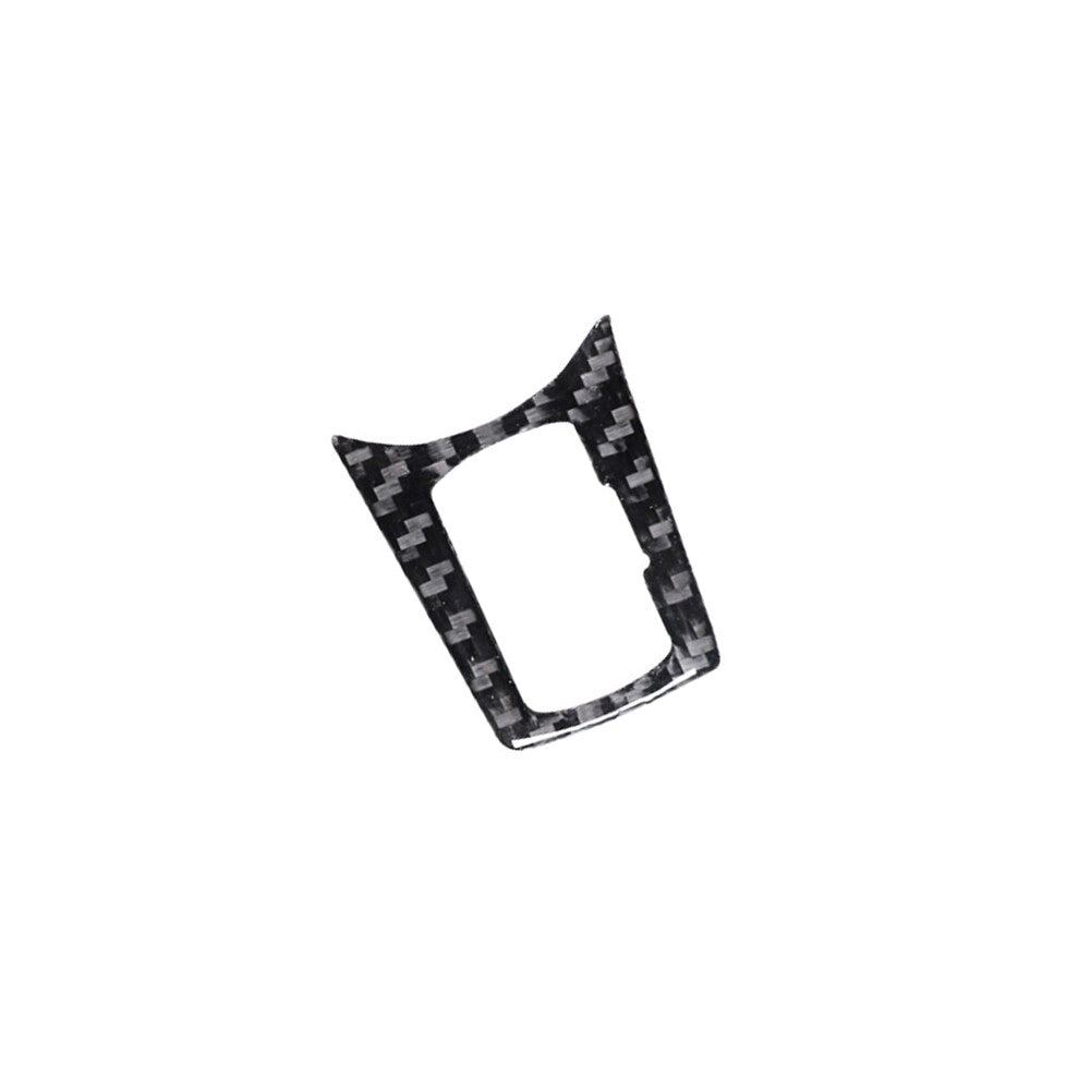 Carbon Fiber Front Lighting Control Frame Cover Trim for Chrysler 200 2015-2017