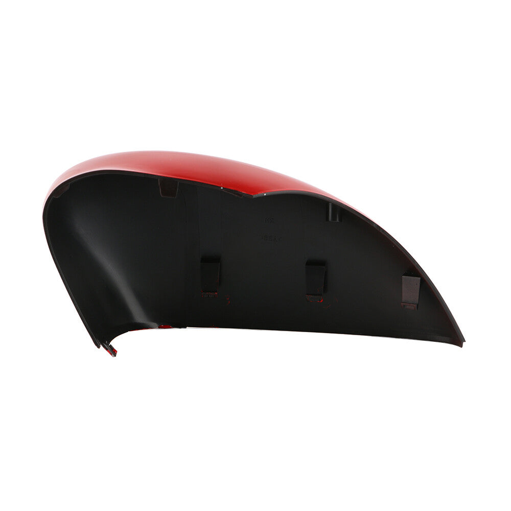 LEFT Rear view Wing Door Mirror Cover Front for Ford Fiesta MK7 08-17 Glossy Red