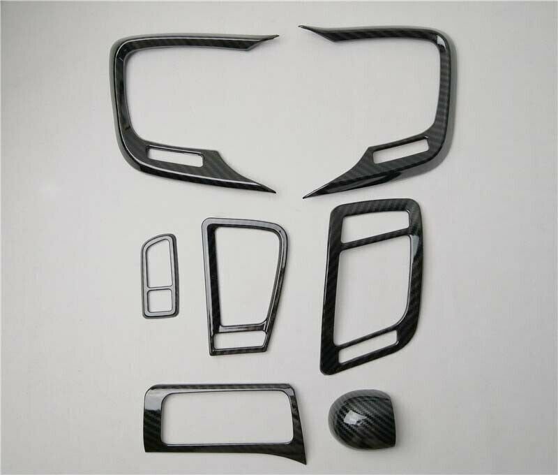 for Kia Optima 2011-13 Carbon Fiber Inner Dashboard Panel Dash Cover Trim Kit 7x