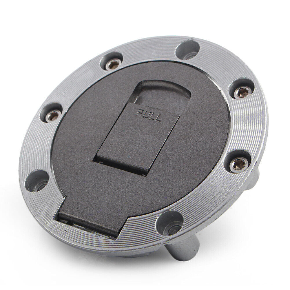7 Hole Fuel Gas Tank Cap Lock w/ Key Fit for Yamaha FZR250 FZR400 FZR600 750 /1000