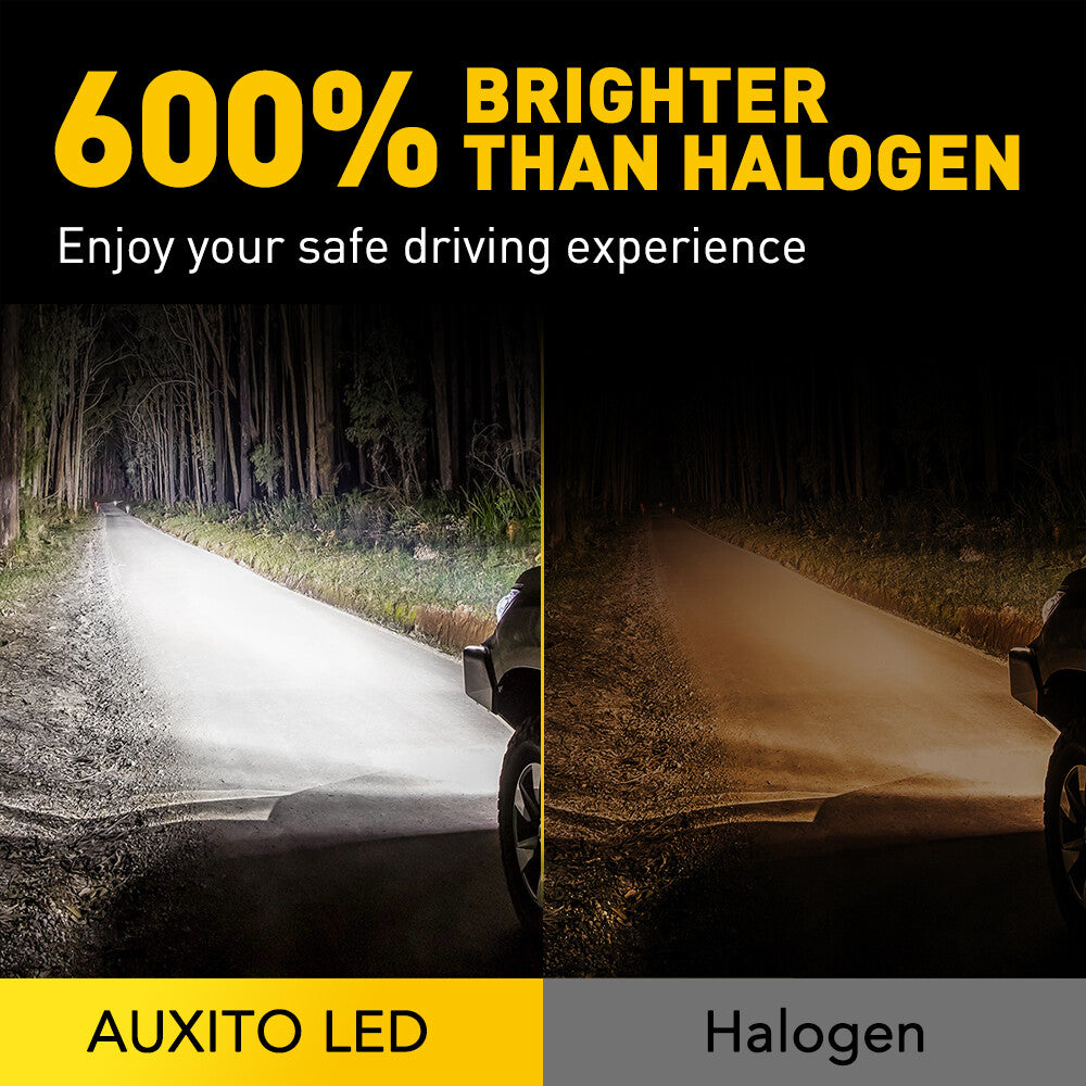 Auxito LED Hairdressing Device for Seniors 40000 Ultra-bright H11 H8 High-Brightness