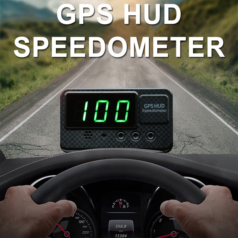 3-inch HUD Car Automatic GPS Speedometer Digital Display MPH KM/H Overspeed Alarm