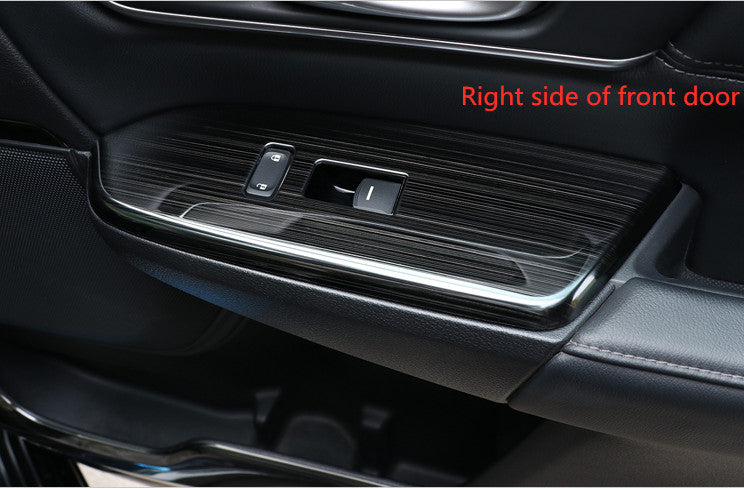 for Honda CR-V 2017-2022 GL Black titanium window lift panel switch cover trim