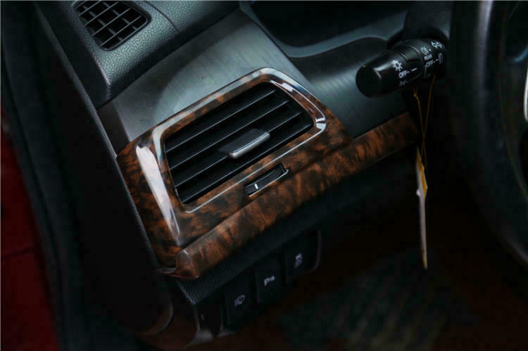 LR AC Air Outlet Vent Cover Trim for Honda Accord Crosstour 08-2013 Wood Grain