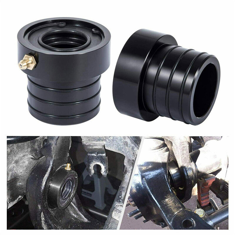 2PCS Black Front Axle Tube Seal Pair for Jeep for Wrangler JK TJ XJ ZJ MJ Dana 30/44