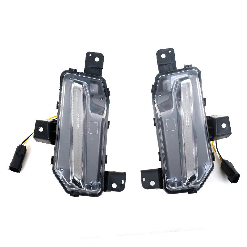 One pair of LED DRL daytime running lights for Chevrolet Camaro 2019, 2020, and 2021 models.