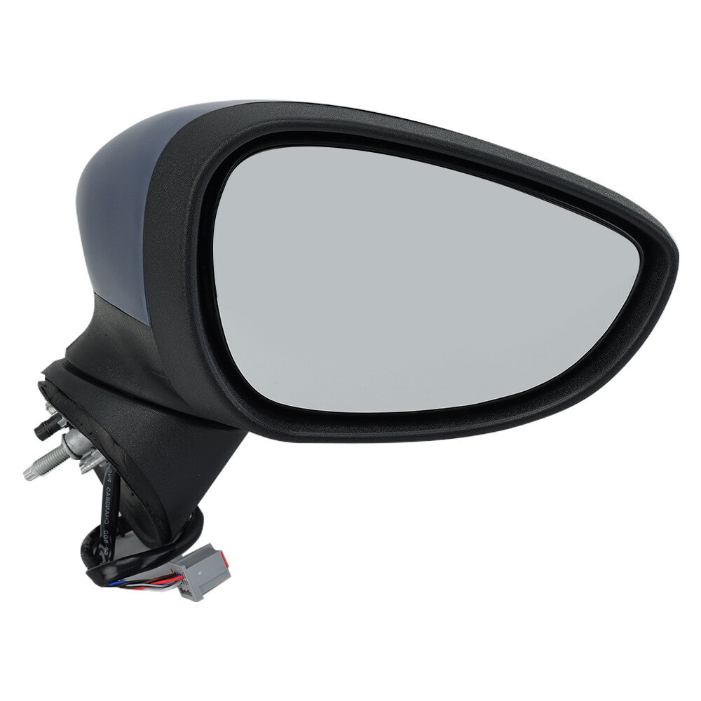 F¨¹r for Ford Fiesta MK7 08-12 Rechts Au?enspiegel Beheizbar Spiegelglas Marineblau