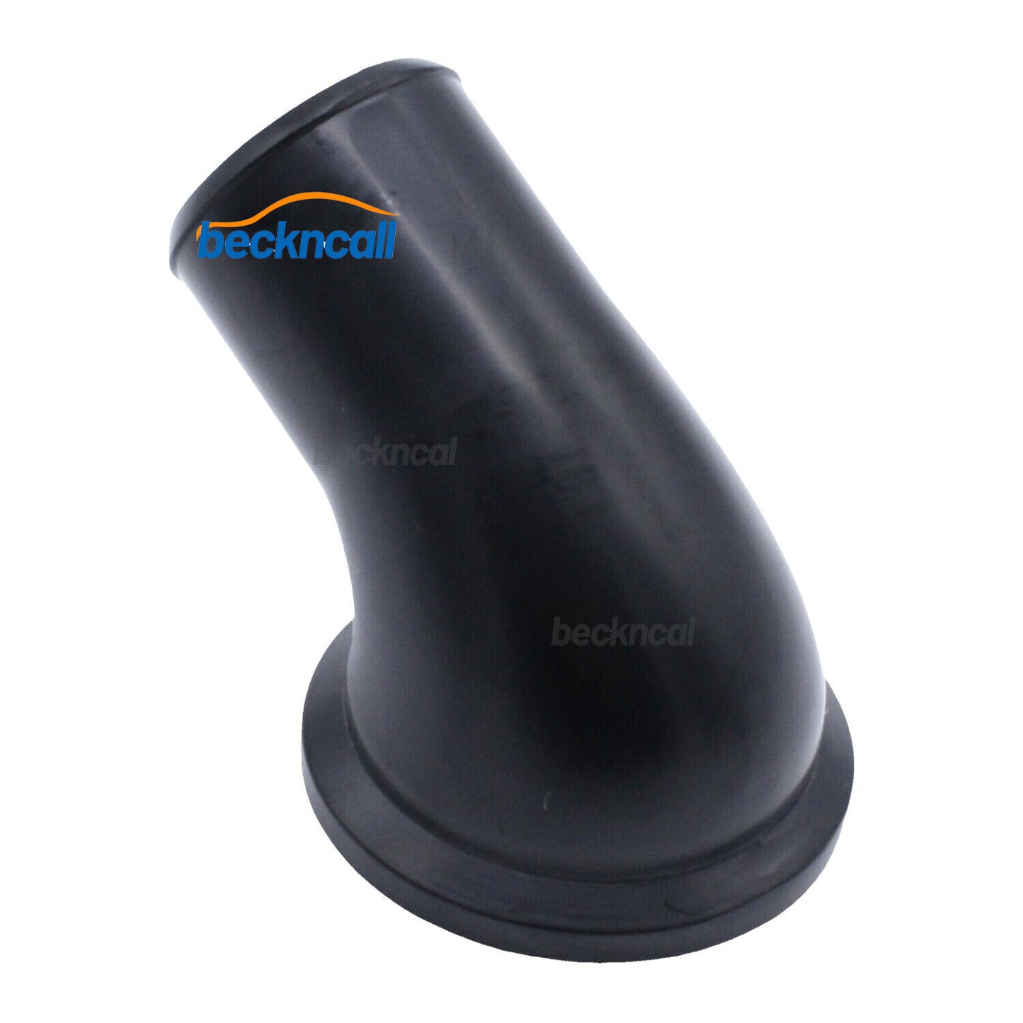 Black Aluminum 45 Degree Swivel Water Neck Housing W/ Thermostat For LS1 LS2 LS3