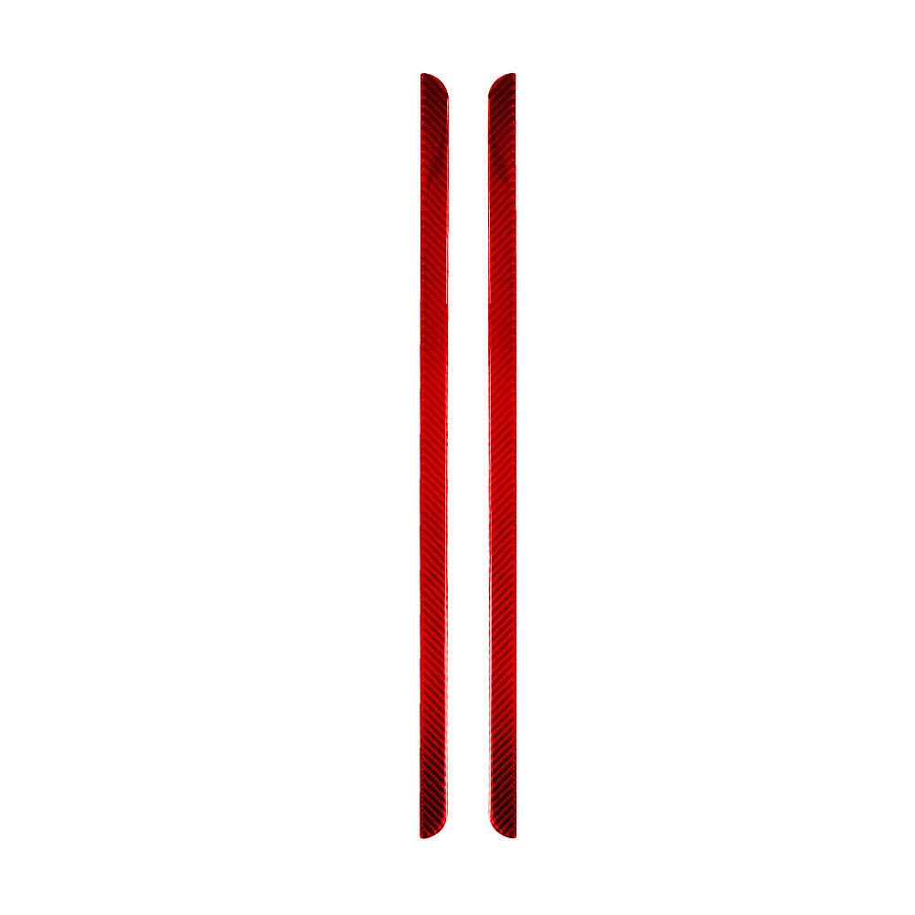Red Carbon Fiber Front Door Trim Panel Trim for Jeep for Wrangler 07-10