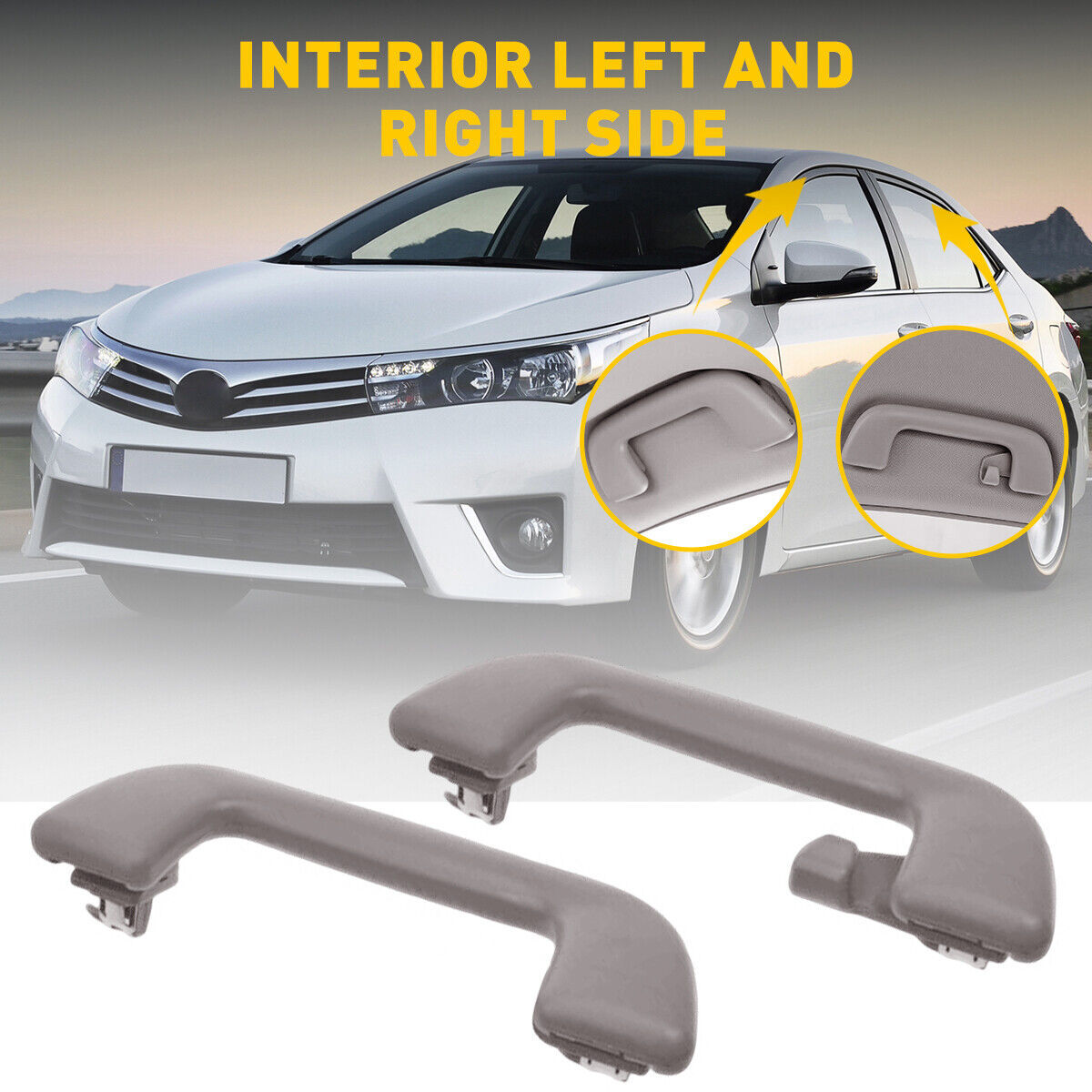 4PCS Front Rear Inner Roof Ceiling Pull Handle Grab for Toyota for Camry 1995-2017