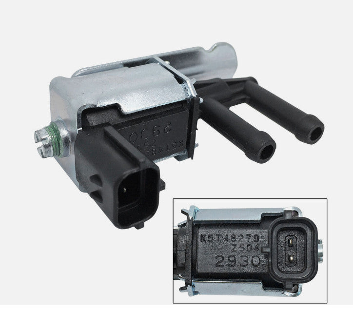 OE K5T486 is a solenoid valve for steam tank purging in for Mazda 6 2.3L and 3.0L models from 2003 to 2004.