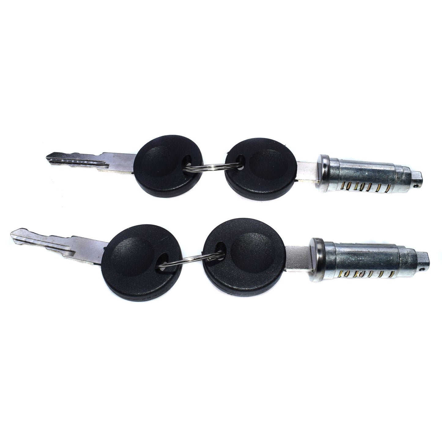 A set of 2-door lock cylinder barrels and keys for Volkswagen EuroVan Transporter MK4 T4