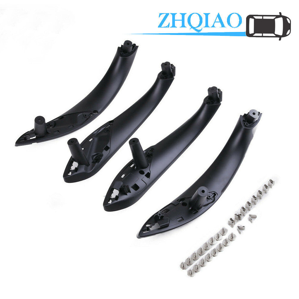 4PCS 51417279311 Black Inner Trim Door Pull Handle Fit for BMW F30 F80 F31 M3