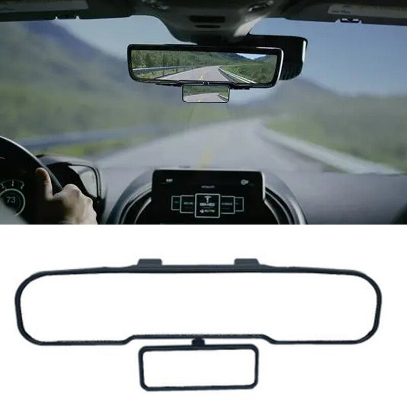 General Motors Truck SUV Wide Flat Interior Rearview Mirror with Blue