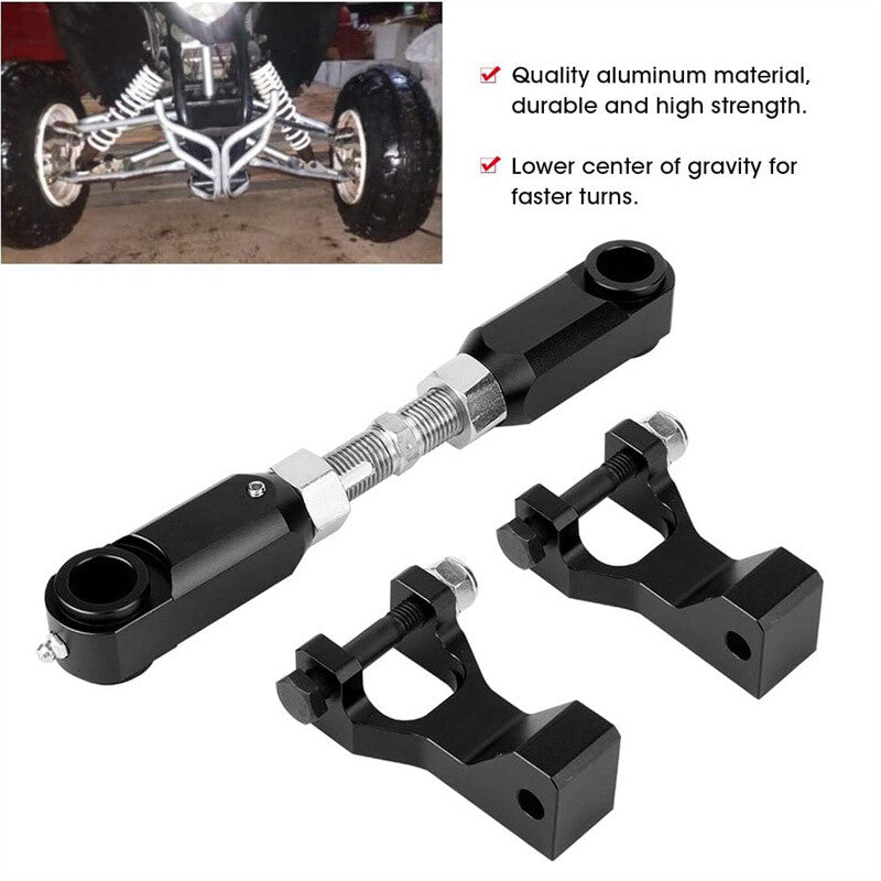 ATV Front Rear Lowering Kit Black Fits for Yamaha 660 660R 700 700R 350