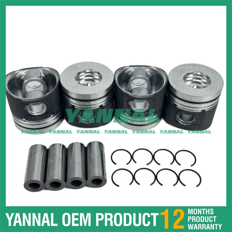BF4M1011 piston + piston rings are suitable for Deutz BF4M1011 BF4M1011F engines 4271178