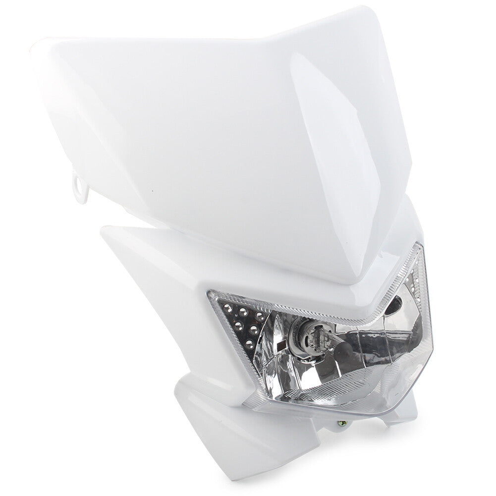 Front Headlight Head Lamp12v 35w Mx Enduro Dirt Trail Bike 250cc Motor White ne