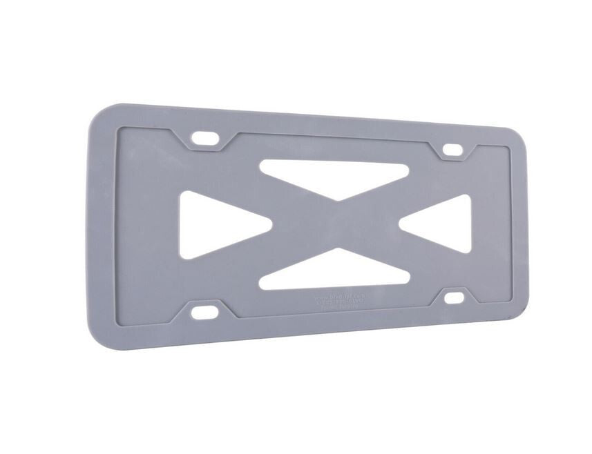 Car license plate frame cover, front cover, rear boot, gray silicone for Alfa Romeo