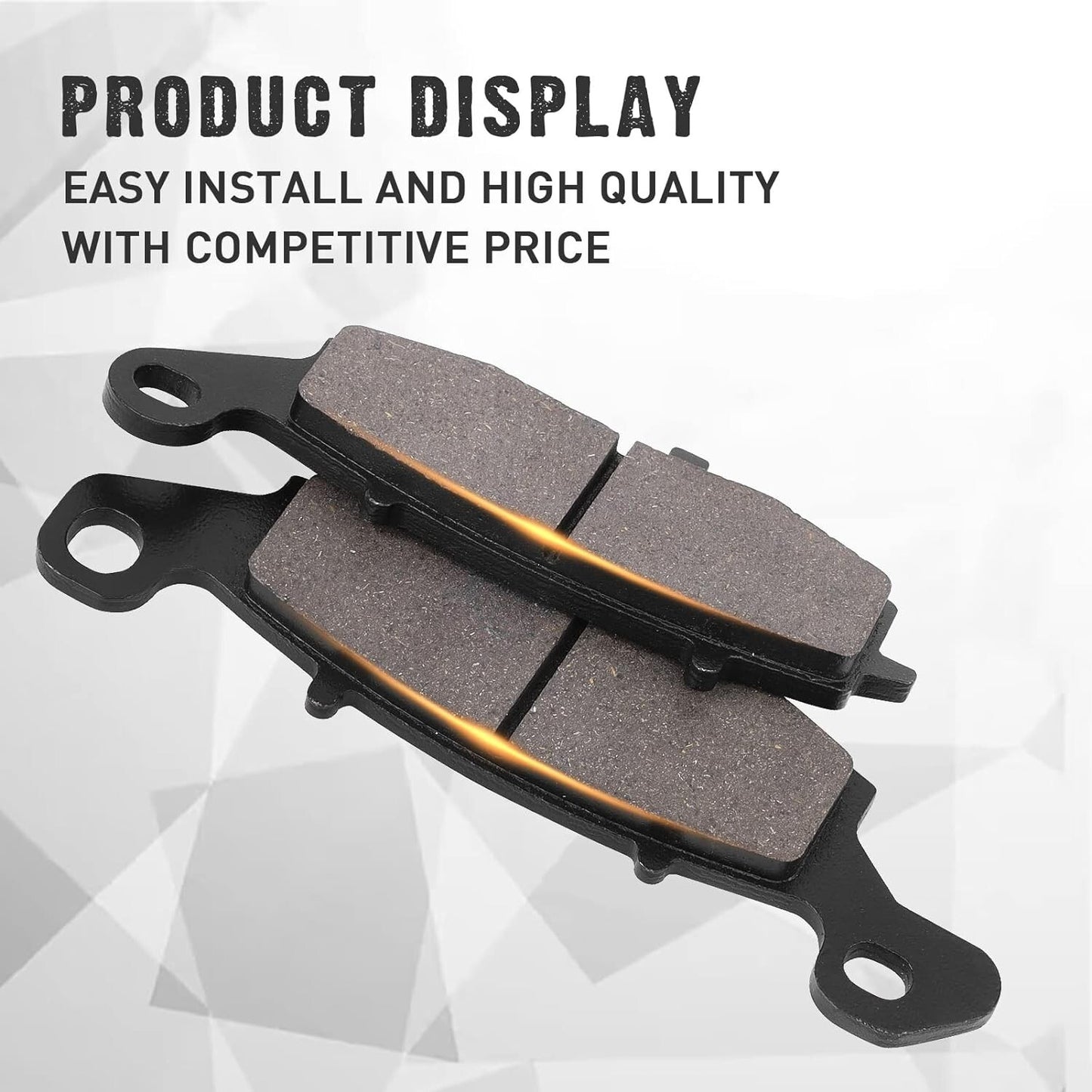 Brake Pads for Kawasaki VN1600 Vulcan Classic 2001-2008, VN1700 Vulcan 2009-2014