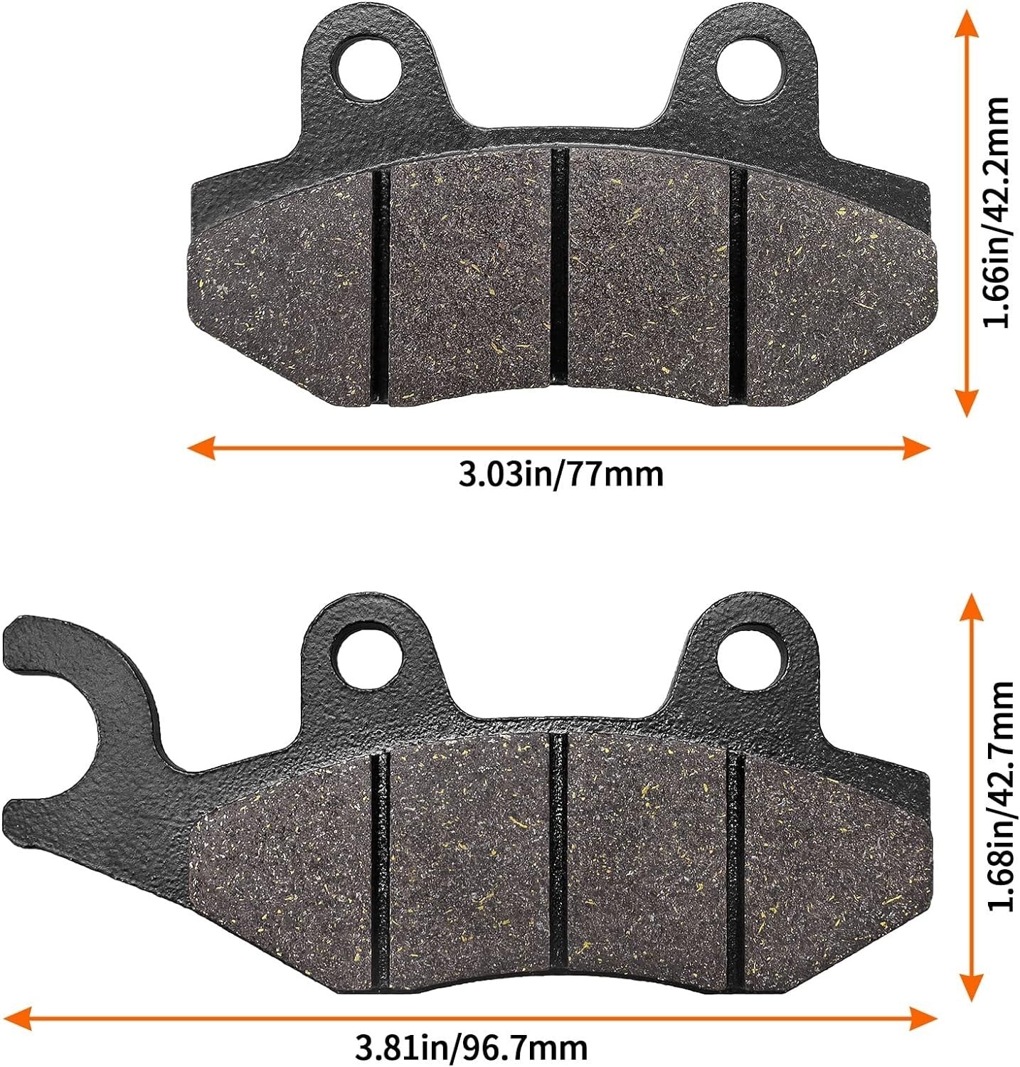 Brake Pads for CAN AM Commander 800/800R Commander 1000/1000XT DPS/STD/LTD/XT-P