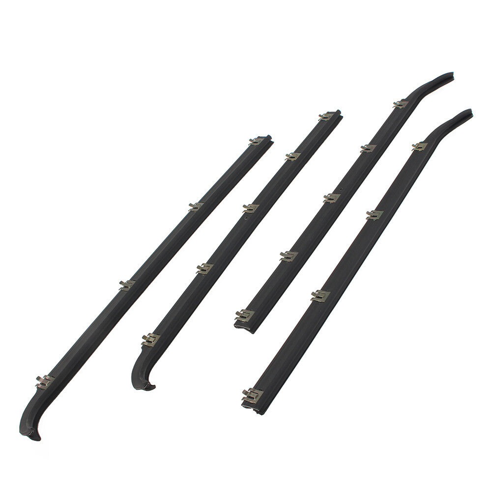 4x for Ford Bronco F150 F250 F350 Outer Window Sweep Trim Seals Car Weatherstrip