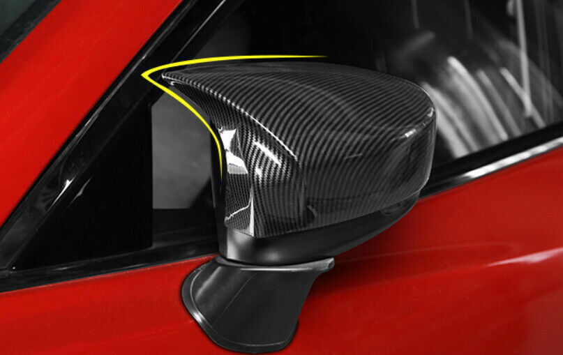 Carbon Fiber ABS for Mazda 3 Axela 2017-2018 Rearview Side Door Mirror Covers