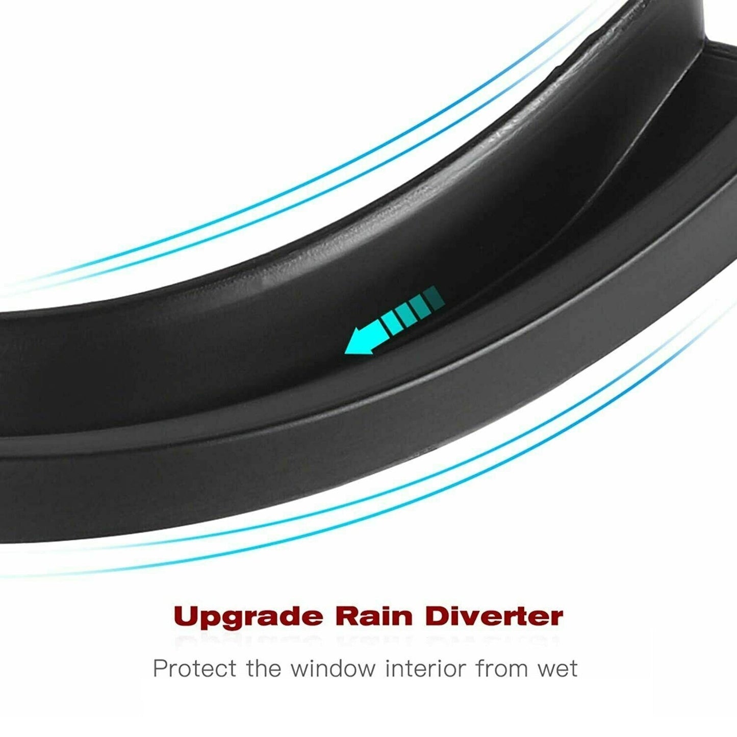 2PCS for Jeep for Wrangler JL JLU Gladiator JT Accessory Water Rain Gutter Extension