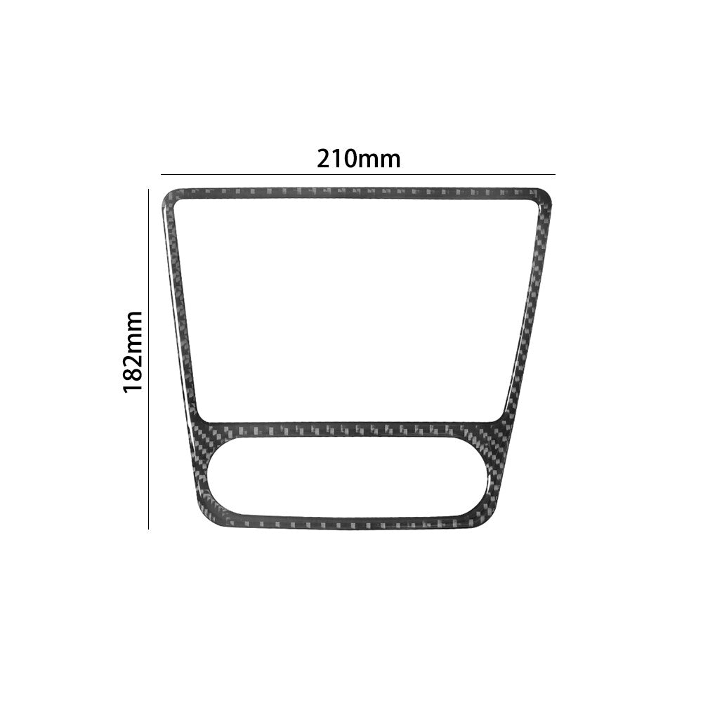 Carbon Fiber Central Control Panel for Volkswagen for Tiguan 2013-2017