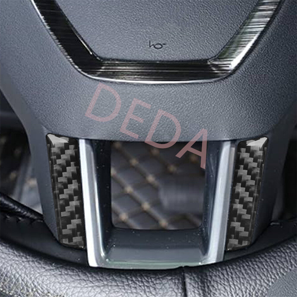 Steering Wheel Chin Side Trim for Land Rover Discovery Sport 2015-19Carbon Fiber