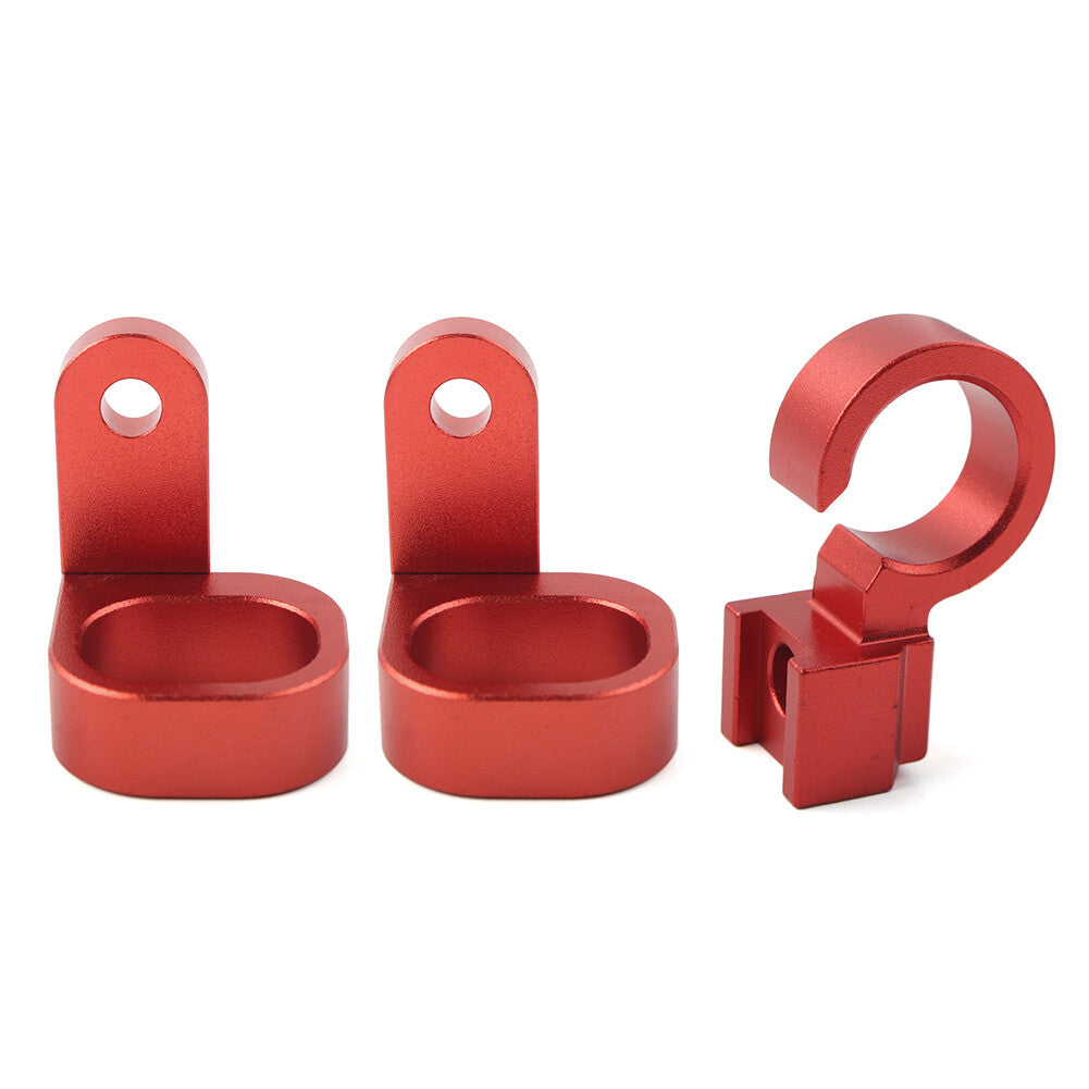 3PCS Front Rear Brake Hose Line Clamp Red Fit for Suzuki DRZ400SM 2005-2021 2022