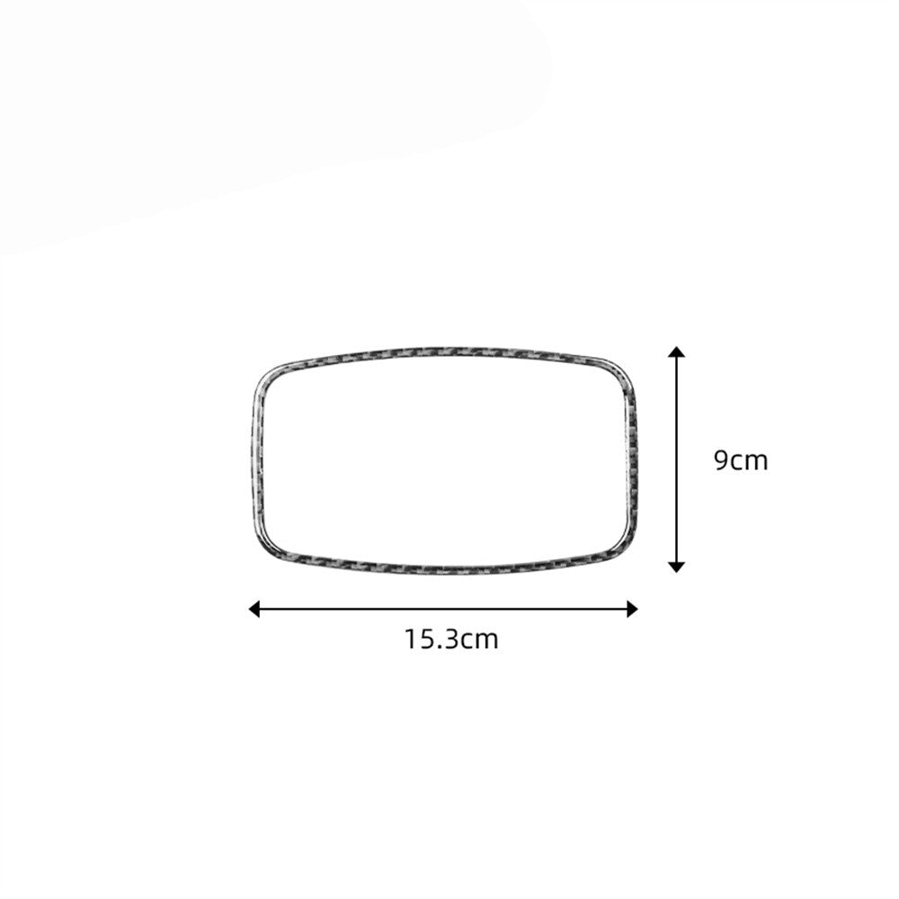 Carbon Fiber Rear Overhead Reading Light Cover Trim for Toyota for Corolla 2007-2013