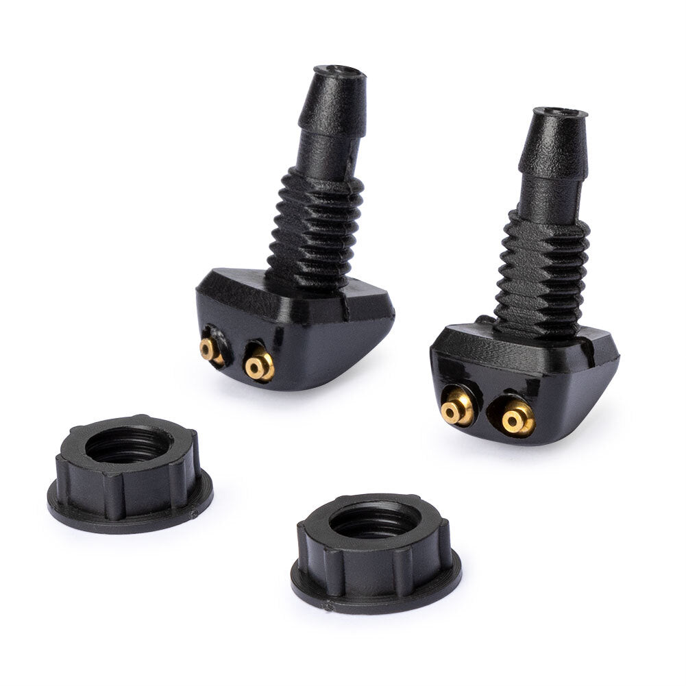 Universal Car Windshield Wiper Washer Squirter Nozzle Spray Jet Kit Fluid Hose T