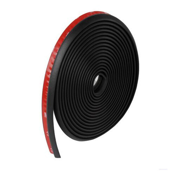 Car Suv Weatherstrip Seal Waterproof 4M Z-shape Door Rubber Seal Strip BLack Pad