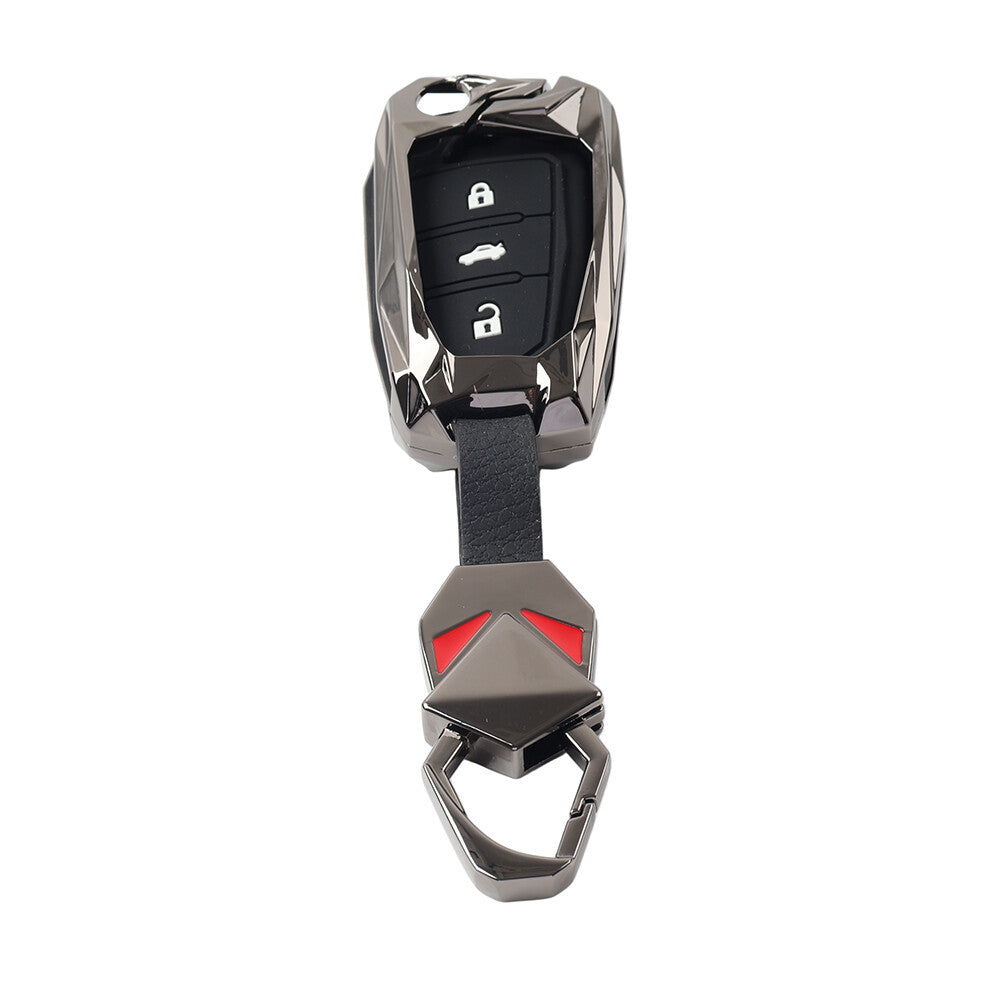 Key Fob Case Shell Cover Black for Audi A3 for A4 for A5 for A6 for A8 Q3 Q5 Q7 R8 S3 S4 S8 TT
