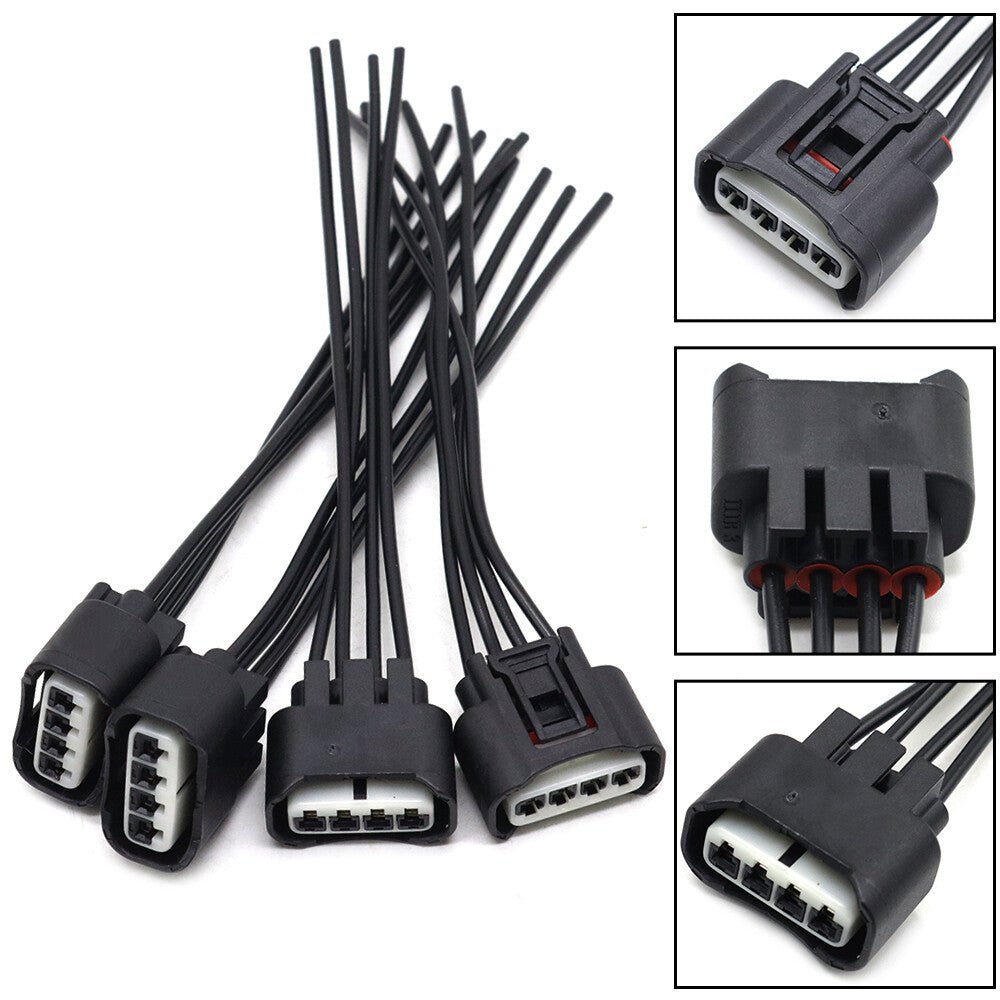 4-Piece Ignition Coil Connector Plug Wiring Harness for Lexus RX350, for Toyota for Camry , and C-Elysee