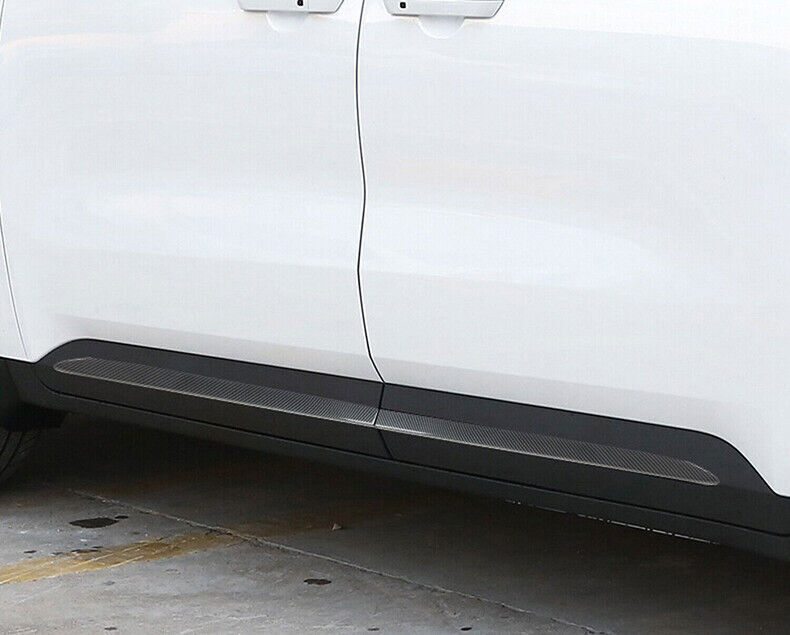 for Kia Carnival 2022-23 Carbon Fiber Side Door Body Molding Cover Guard Trim 4x