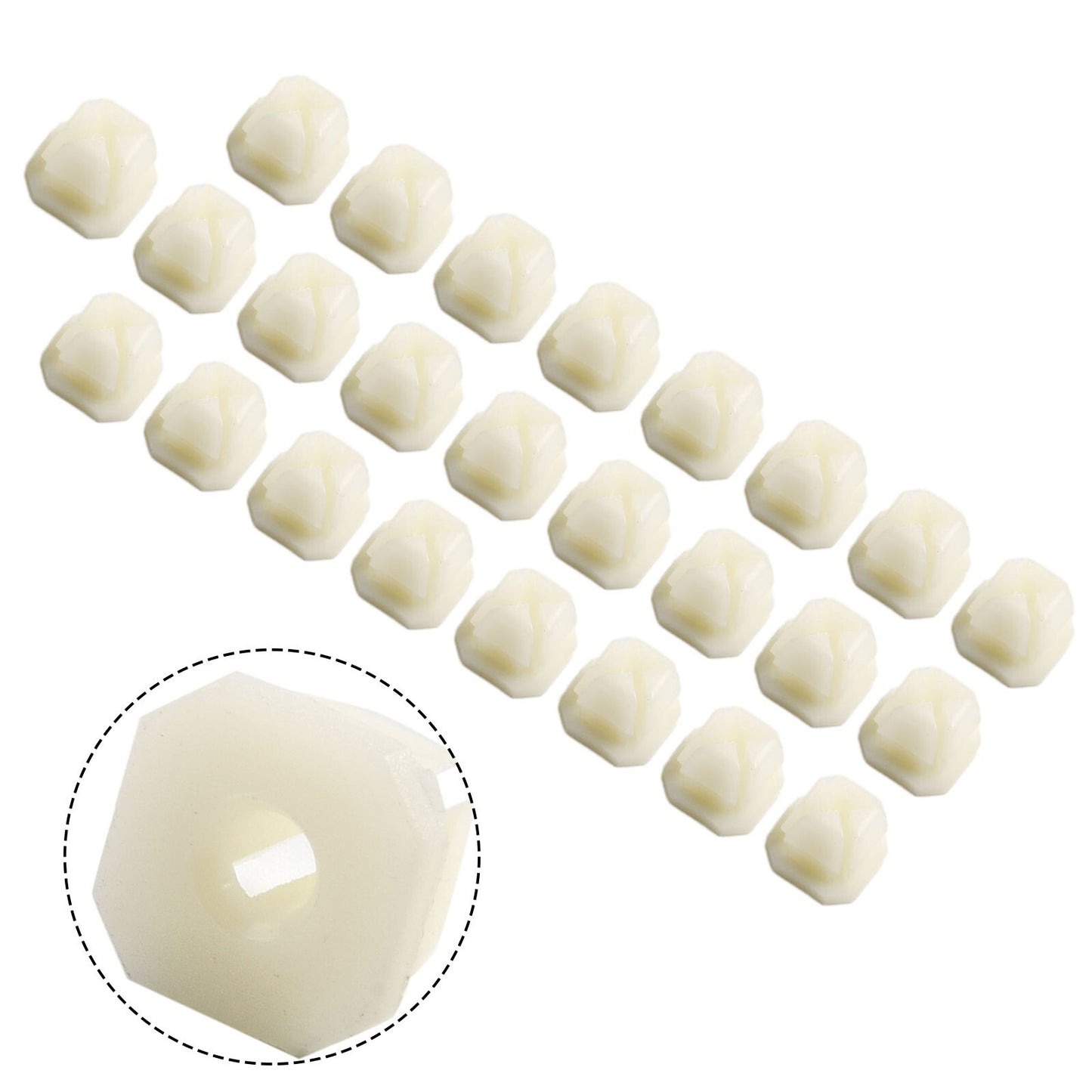 8 10 Car headlight bezel nut clip for 3919773, suitable for 5/16 inch holes, .