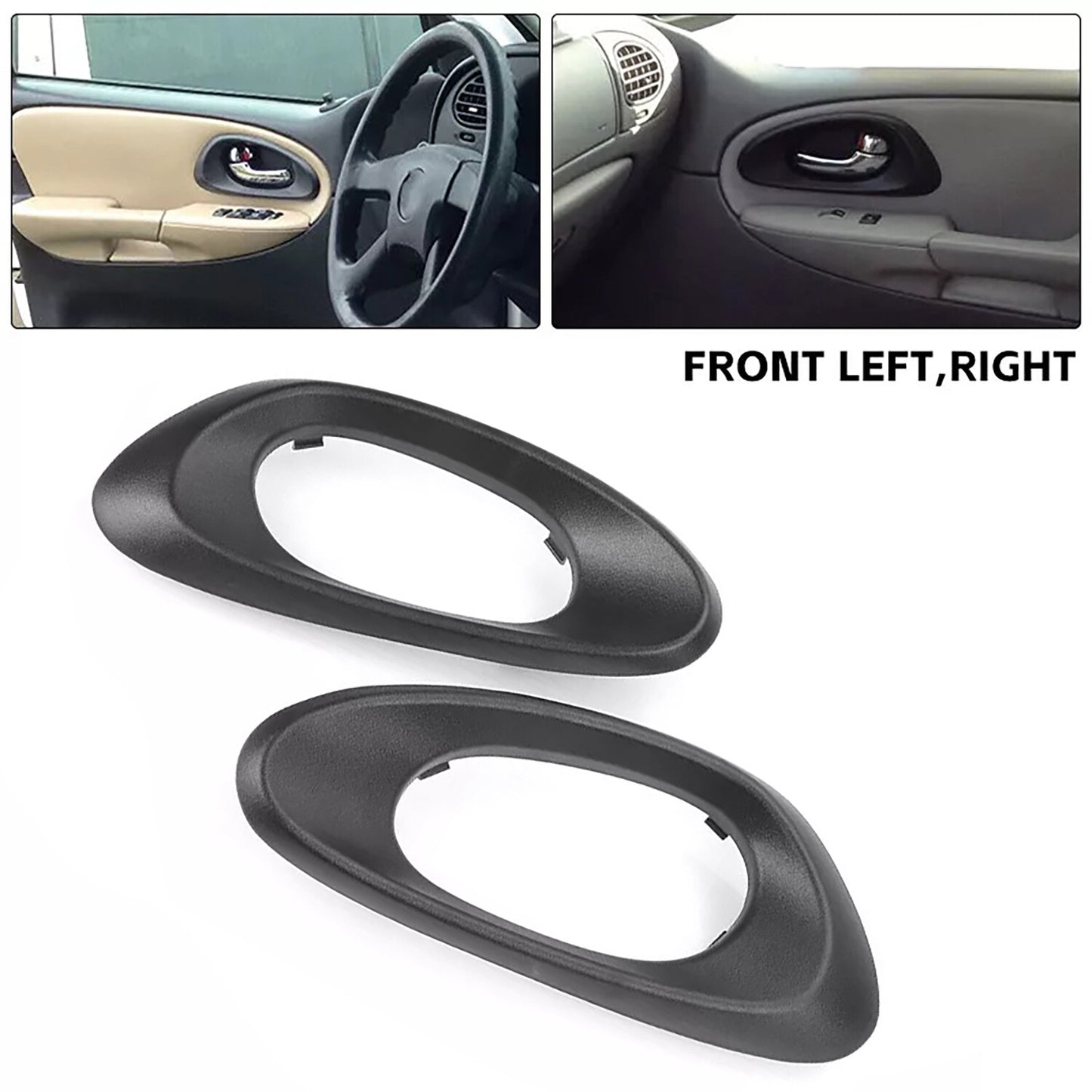 4PCS Door Handle Trim For 2002-2009 for Chevrolet Trailblazer Left Right NEW