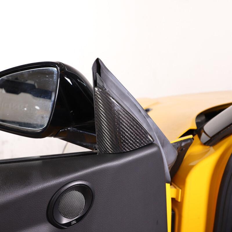 carbon fiber interior A-pillar panel trim cover suitable for GR Supra 2020 - 2023
