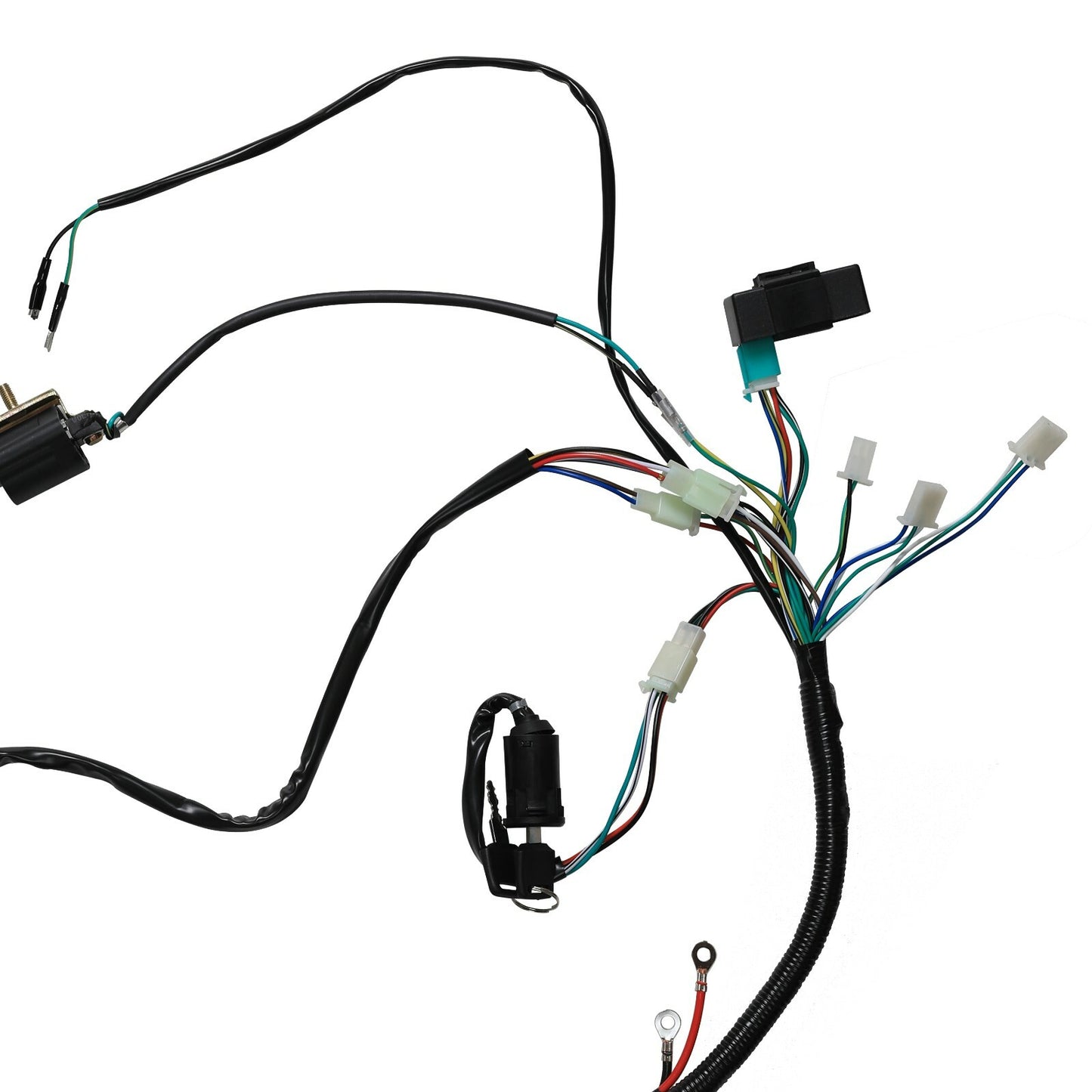 CDI wire harness looms are suitable for all-terrain vehicles, four-wheel off-road vehicles, go-karts, 70/90/110/125CC models. (Taodao SunL-)