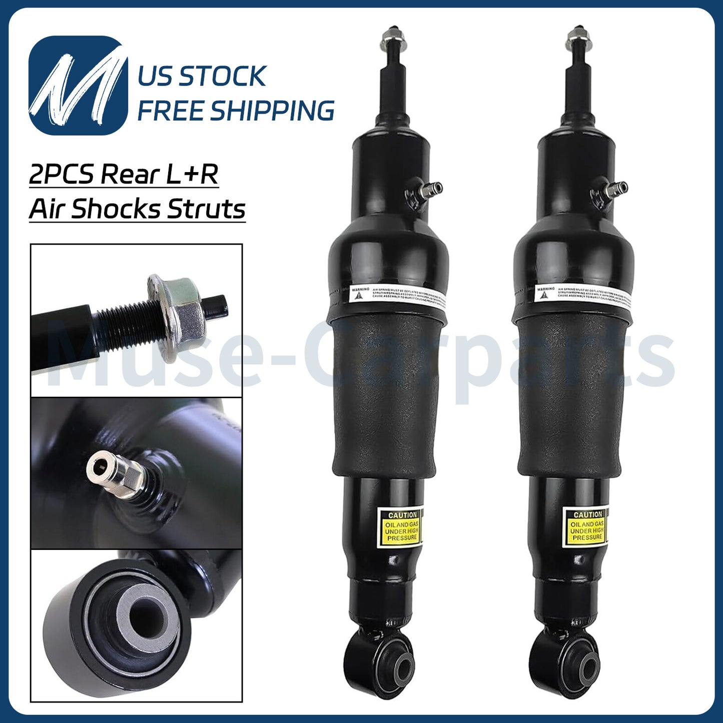 4-piece front and rear air strut EDC kit suitable for BMW G11, G12, 740i, 750i, 760Li xDrive 2016